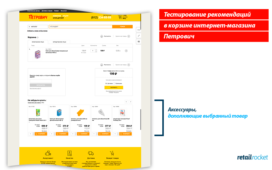 Персонализация интернет-магазина Petrovich.ru: 3 кейса и рост выручки на 11,4%