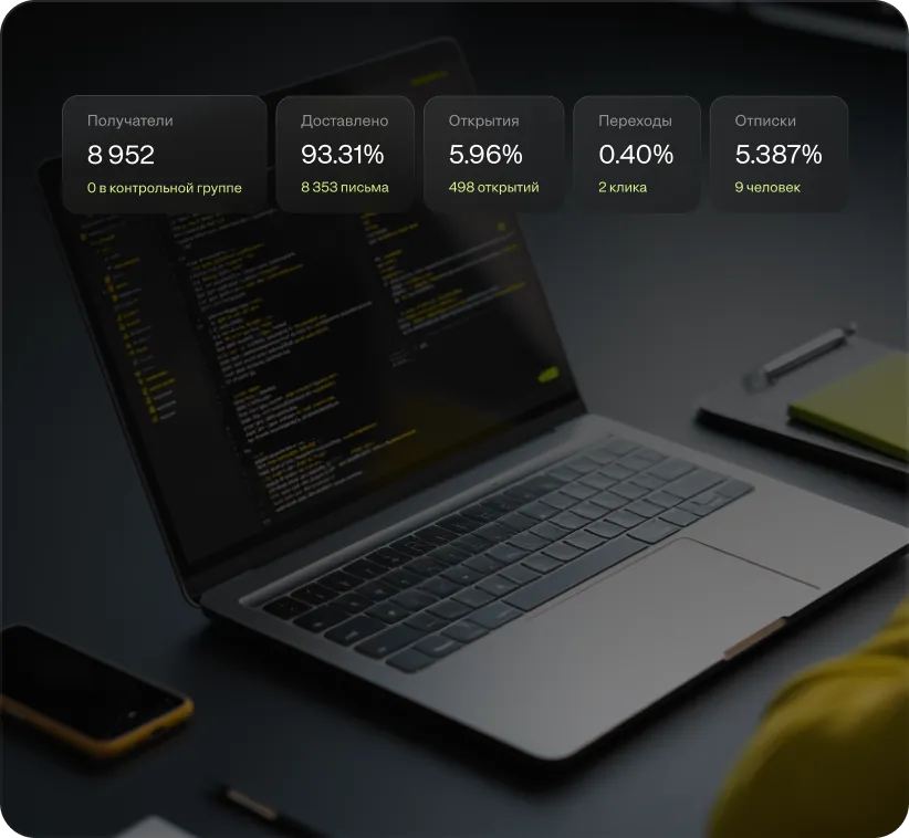 Аналитика и отчетность <br>для детального анализа кампаний и быстрого <br>принятия решений